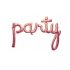 Balon folie party rosegold