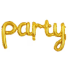 Balon folie party auriu