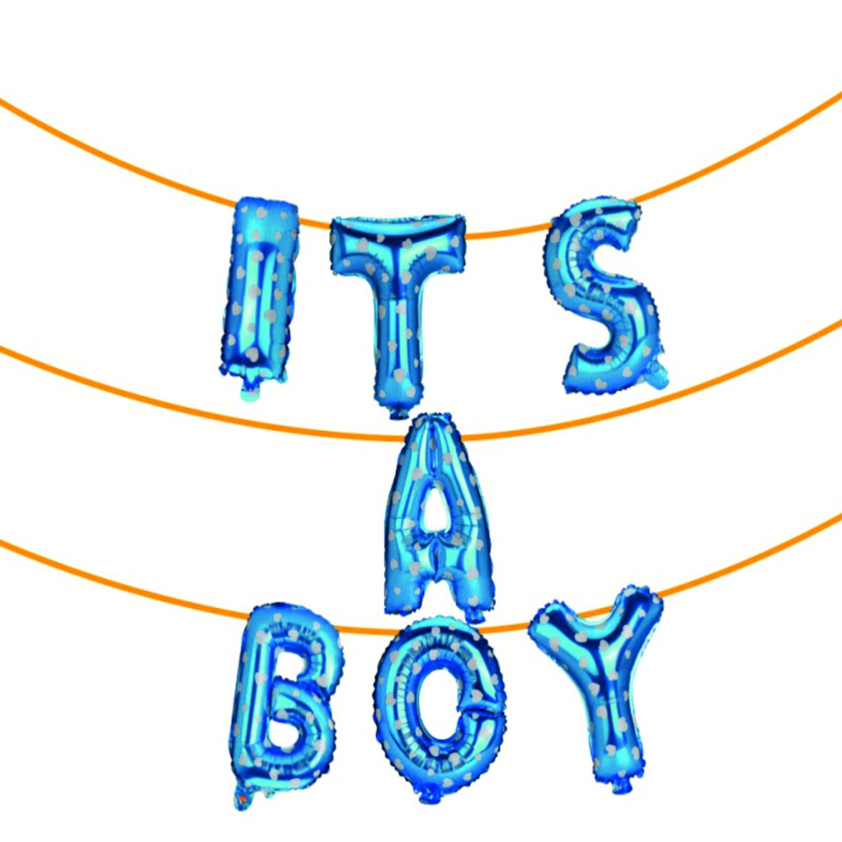 Set baloane litere It’s a boy