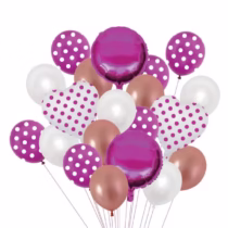 set baloane fucsia buline