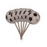 Set 12 Buc toppere brioșe minge fotbal