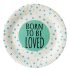 Set 6 farfurii party pentru baby shower 23 cm