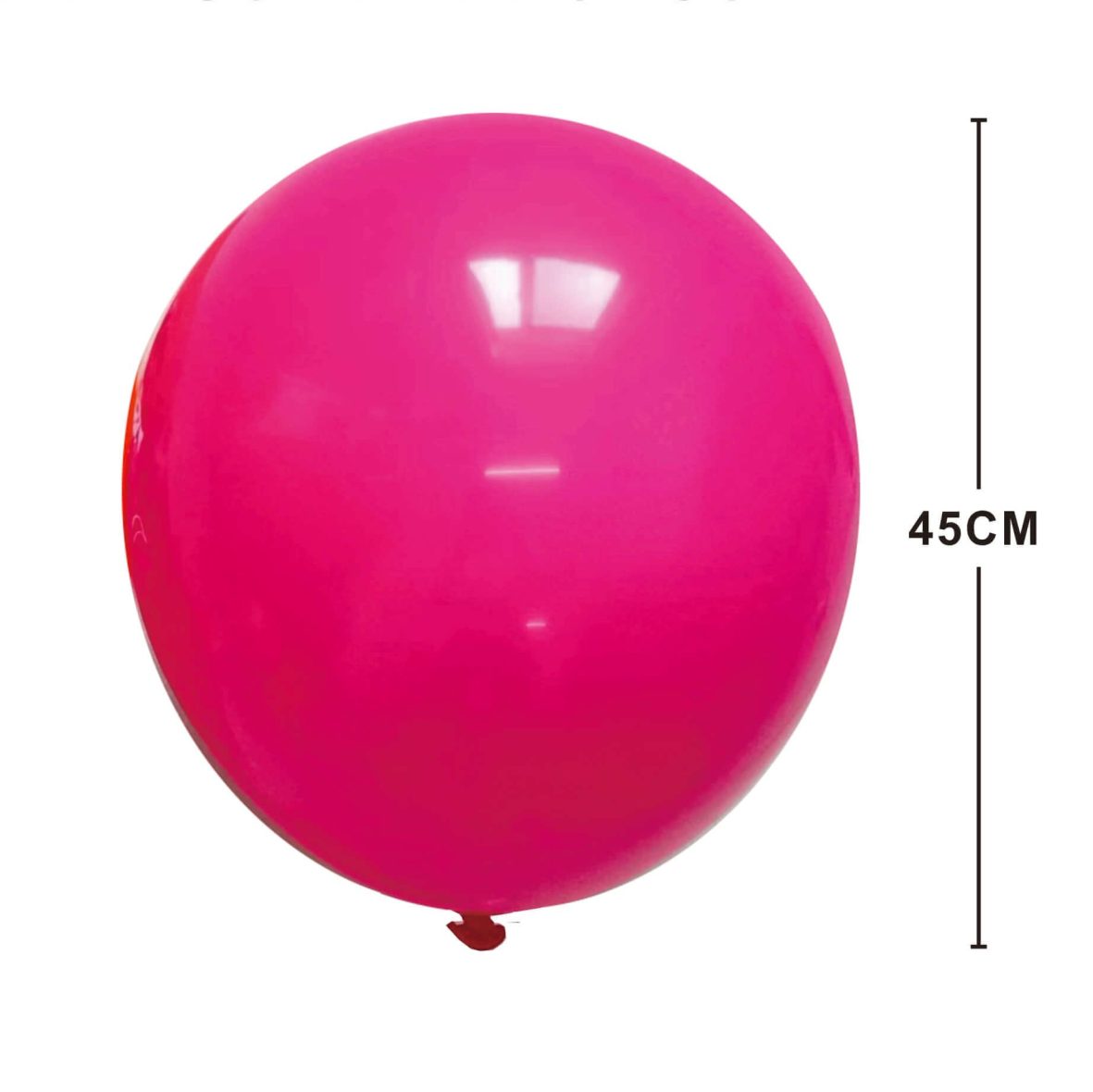 Balon latex roz fuchsia 45 cm