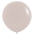 Set 10 baloane latex white sand 45 cm