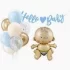 Set 9 baloane si ghirlanda "Hello Baby" albastru