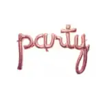 Balon folie party rosegold