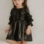 Rochiță imitație de piele