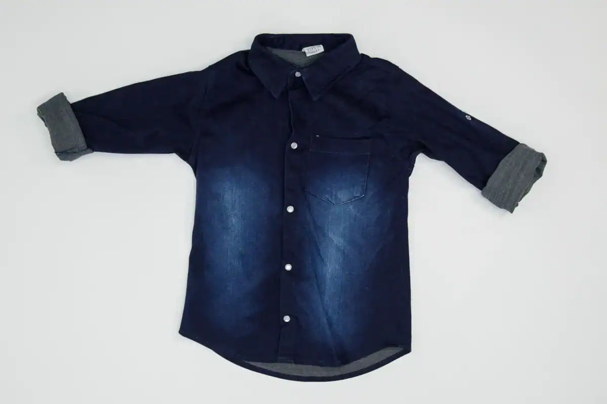 Set 4 piese - Vesta bej fas, blugi , camasa, si tricou - imagine 2
