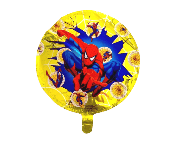 Spiderman-galben.png Balon folie Spiderman 45 cm - imagine 1