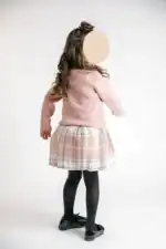 Set 3 piese rochita, bluza si ciorapi - imagine 3