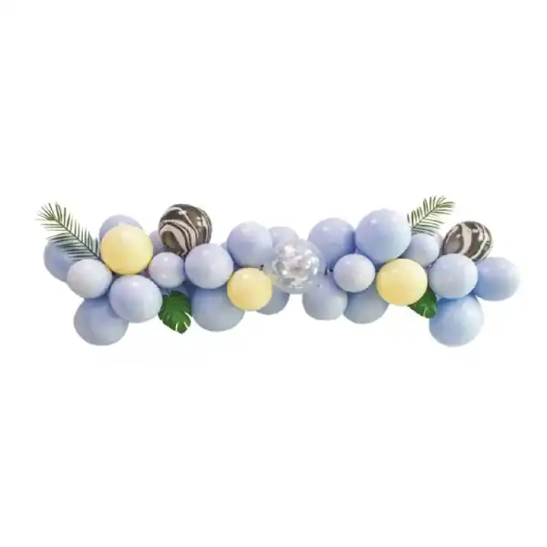 Ghirlandă 35 baloane latex multicolor,1.5 m