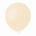 Set 100 baloane latex crem deschis 13 cm