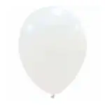 Set 100 baloane latex albe 30 cm