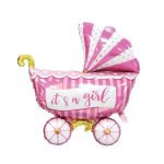 Balon folie cărucior Boy or Girl - imagine 3