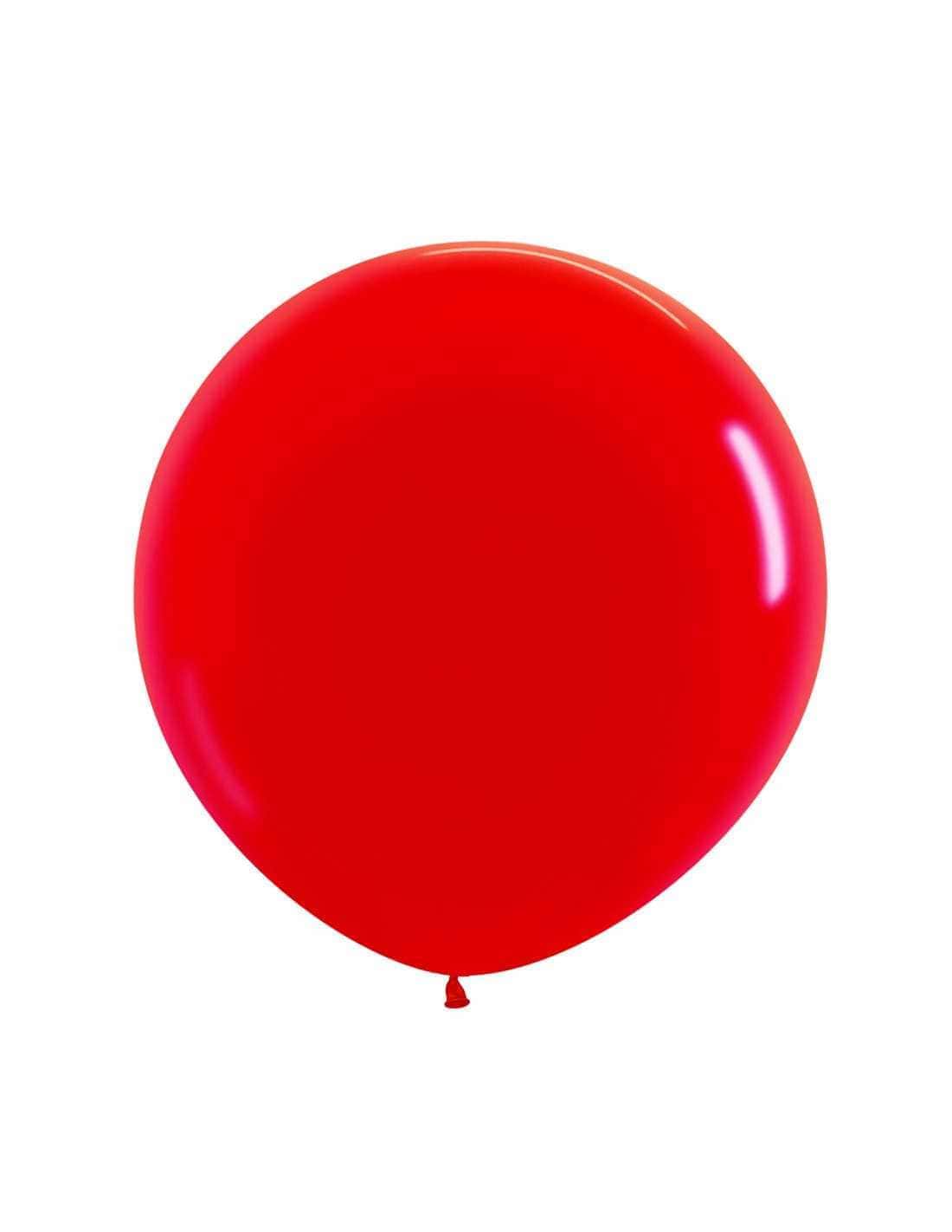 balon-latex-jumbo-rosu-80-cm.jpg Set 10 baloane latex roșu 45 cm - imagine 1