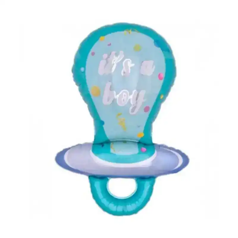 balon-mini-suzeta-bleu-it-s-a-boy-1.webp Balon folie suzetă - imagine 1