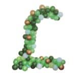 Set 123 Buc baloane verzi 5m