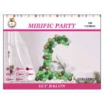 Set 123 Buc baloane verzi 5m - imagine 2
