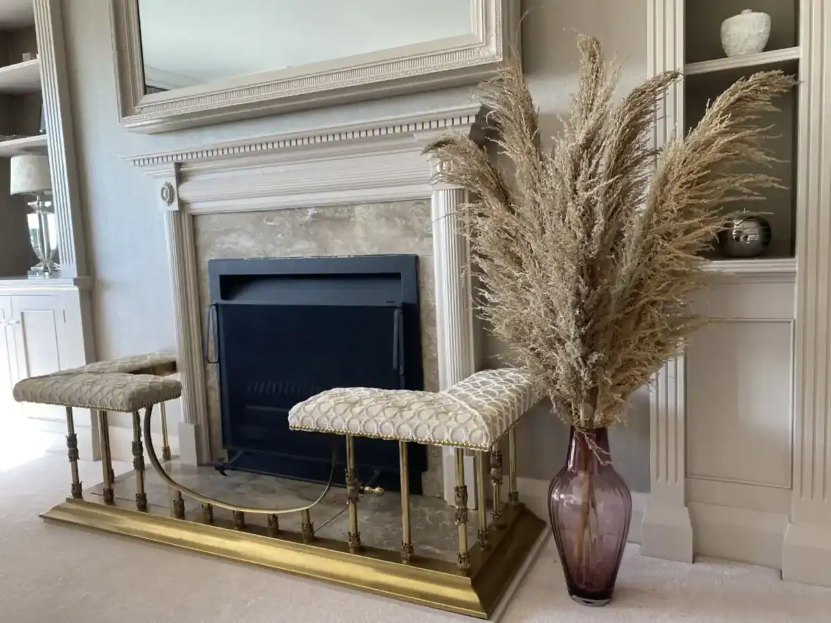 Buchet Pampas Grass Pletos  5 buc 70 cm - imagine 2