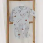 Salopeta albastra cu ursuleti