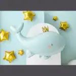 Balon folie balenă albastră