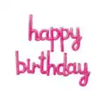 Set litere happy birthday