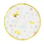 Set 6 farfurii party cu insertii de fluturași 18 cm