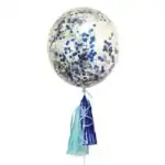 Balon transparent cu confetti