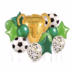 Set de 13 baloane latex și folie cupa champion
