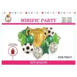 Set de 13 baloane latex și folie cupa champion - imagine 2