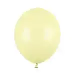 Set 100 baloane latex galben deschis 30 cm