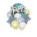 Set 9 baloane Happy birthday - imagine 2