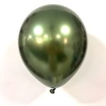 Set 50 Baloane Latex 13 cm Chrome - Verde Iarbă (C76)