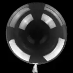 Balon Bobo transparent de 60 cm, perfect pentru decoruri festive și aranjamente speciale, adaugă un efect vizual impresionant și elegant evenimentelor tale.
