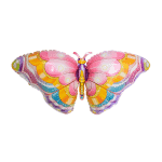 Balon folie în formă de pisică neagră cu coroniță, ideal pentru decoruri de petrecere și aranjamente festive.