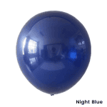 Balon latex Cocos de culoare albastru închis, perfect pentru decoruri de petrecere sau evenimente speciale.