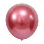 Balon latex chrome lila de 30 cm, perfect pentru decoruri elegante și moderne.