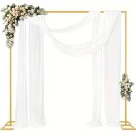 Rama dreptunghiulară aurie pentru baloane - 200 x 200 cm