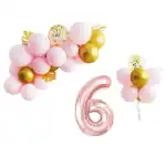 SET SEMIARCADA BALOANE CU CIFRA – 70 CM - imagine 3