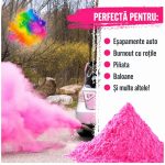 Pudră Gender Reveal 500g Roz / Albastru – pentru Baloane, Burnout, Ședințe Foto & Momente Speciale - imagine 2