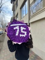 Buchet personalizat cu 101 trandafiri – Cifre si Culoare la alegere - imagine 2