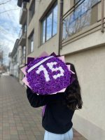 Buchet personalizat cu 101 trandafiri – Cifre si Culoare la alegere - imagine 5