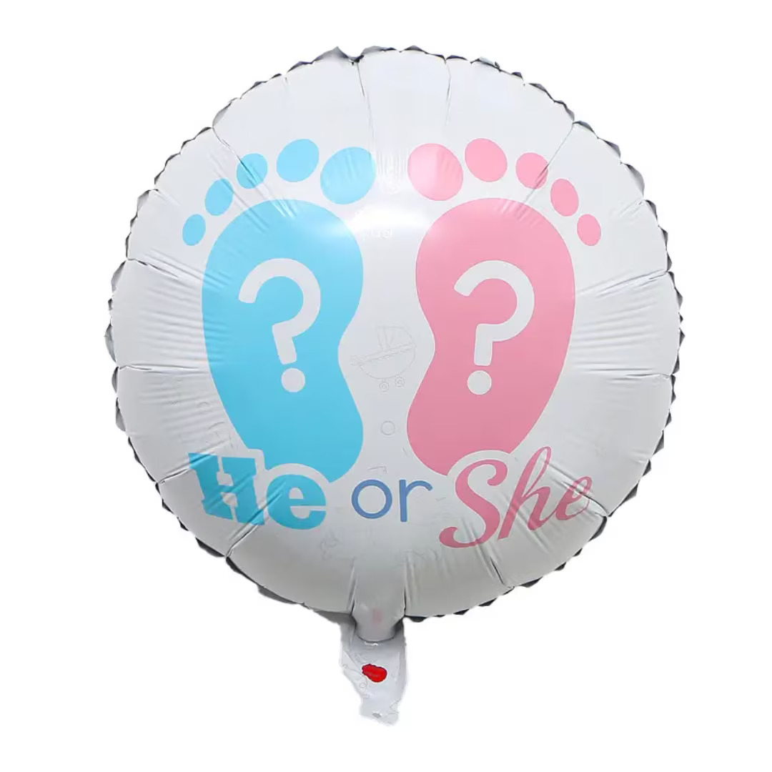 res_8a0e1e4aa8c2d210604b671731ad0918 Balon Folie He or She Gender Reveal 45 cm - imagine 1