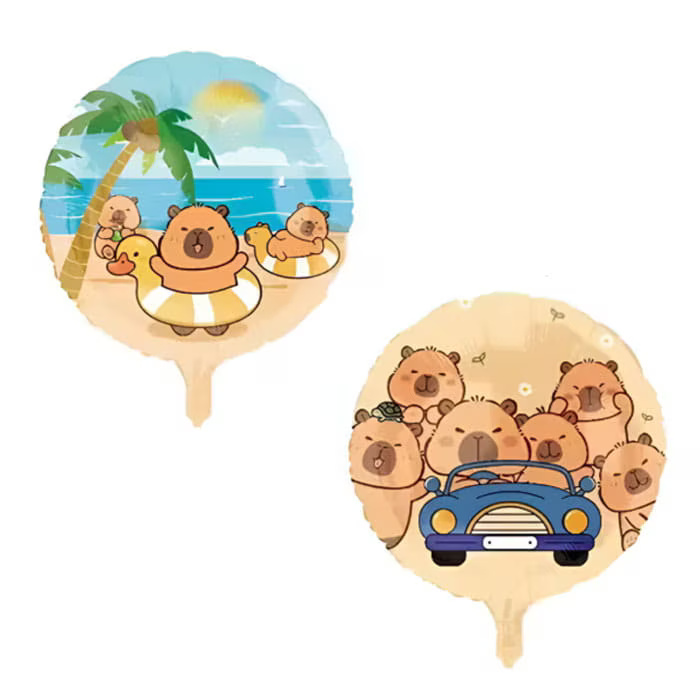 res_c9aab0f275bdd69eca748be32cd762dd Balon folie Capybara față-verso - imagine 1