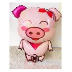 Balon Folie Purceluș Roz 56 cm pentru Petrecere Copii